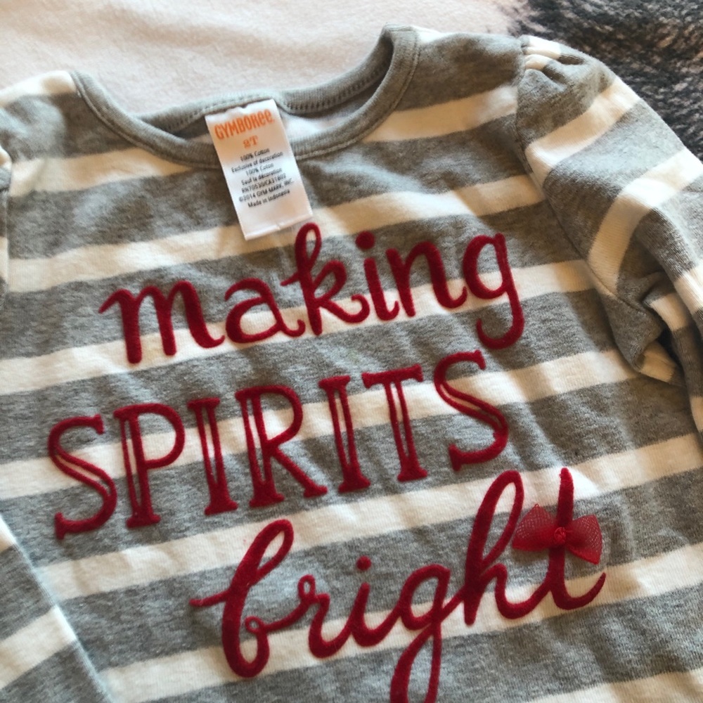 Holiday long sleeve sweater shirt